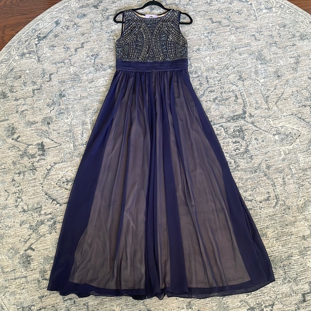 ✨Open to Offers✨JS Collections Navy Blue Gown